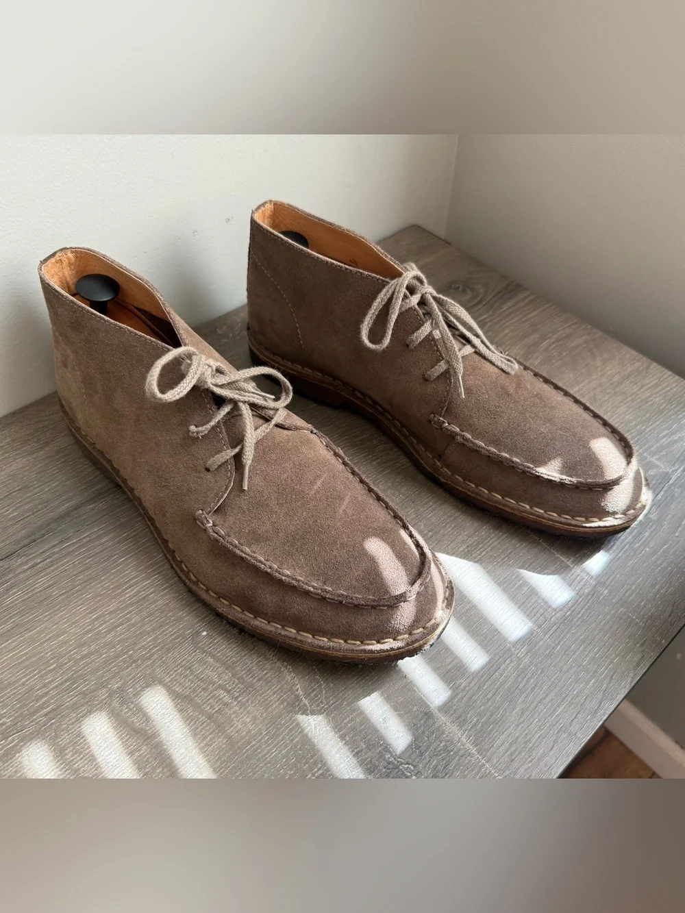 J. Crew Brown Suede Chukka Boots